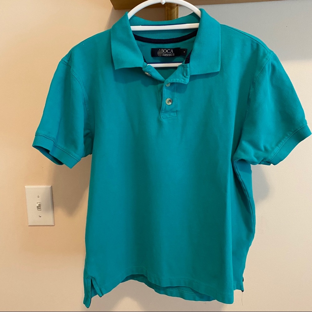 Boca Classics Green Polo Shirt